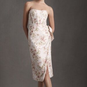 V. Chapman Linen Midi Dress